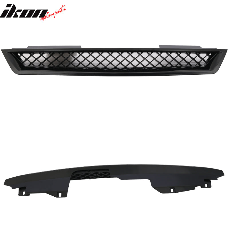 Fits 94-97 Honda Accord T-R Front Hood Mesh Grill Grille - ABS