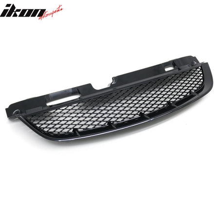 Fits 04-05 Honda Civic Front Bumper Hood Grille Mesh Upper Grill Assembly Kit