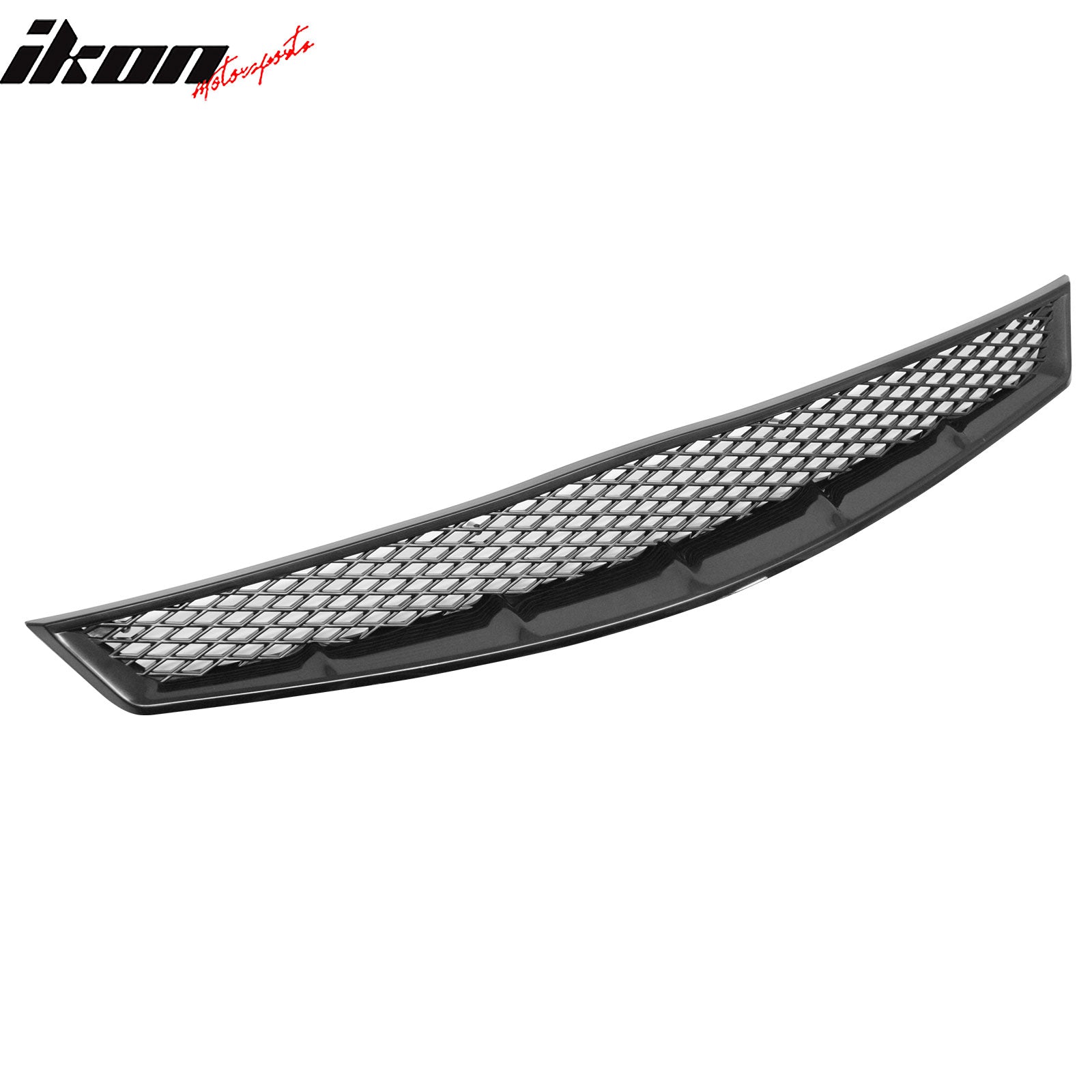 Fits 06-08 Honda Civic 2D Front Bumper Hood Grille Mesh Upper Grill Assembly Kit