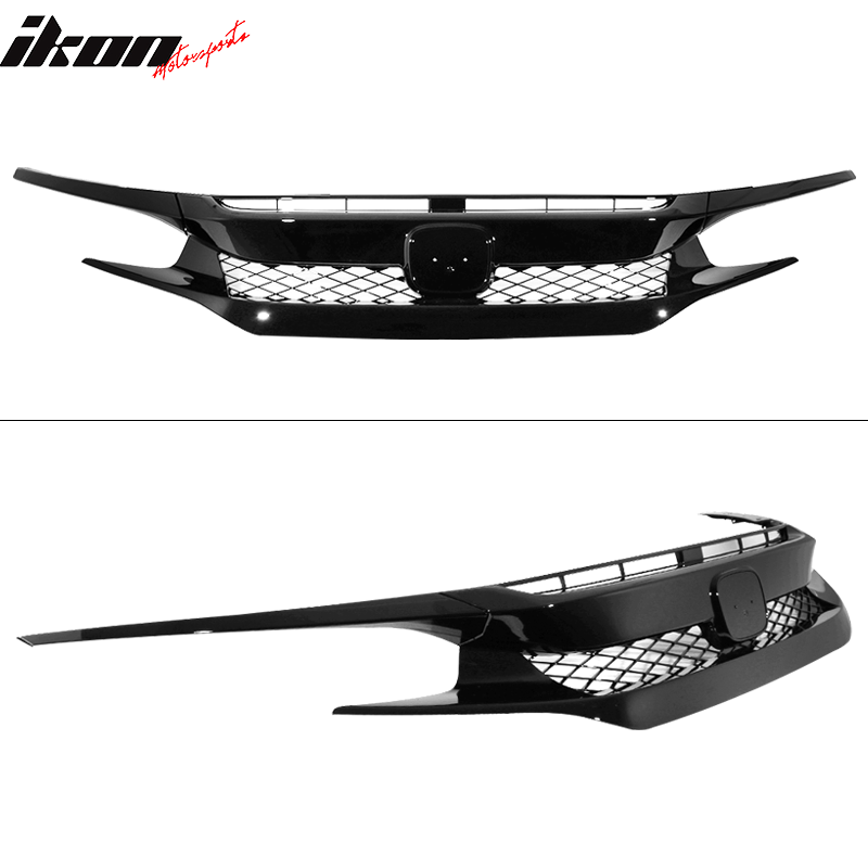 IKON MOTORSPORTS, Front Grille Compatible With 2016-2021 Honda