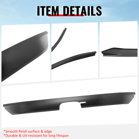 Fits 22-24 Honda Civic Sedan OE Front Bumper Grille Cover Trim ABS - Gloss Black