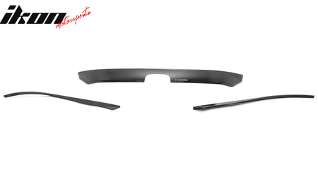 Fits 22-24 Honda Civic Sedan OE Front Bumper Grille Cover Trim ABS - Gloss Black
