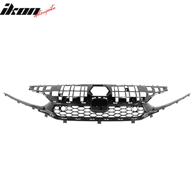 2022-2024 Honda Civic Sedan Type R Style Car Front Grille Gloss Black