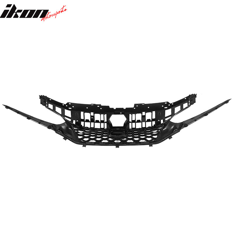 Fits 22-24 Honda Civic Si & Hatchback Type R Style Upper Grille Gloss Black ABS