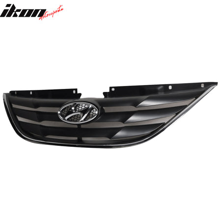 Fits Hyundai Sonata 10-12 Unpainted Mesh ABS OE Front Hood Grille Grill