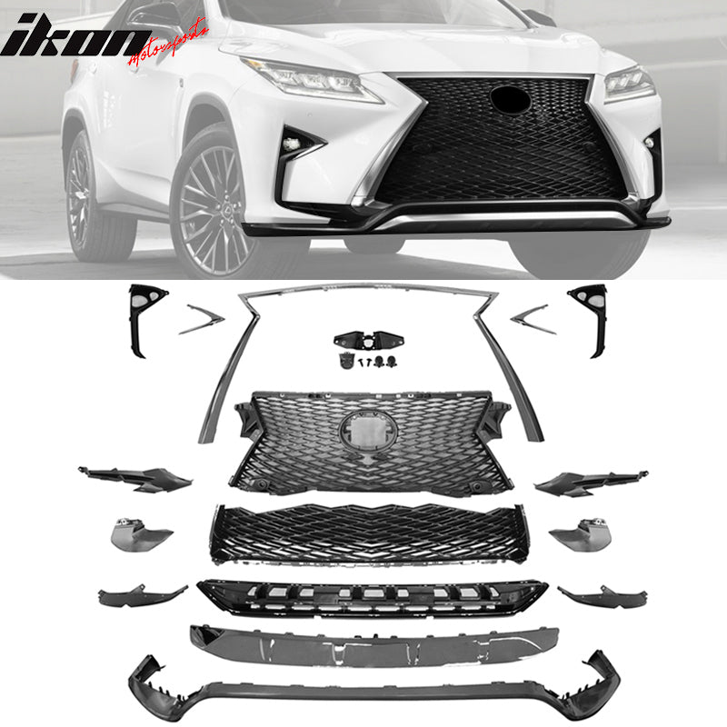 2016-2018 Lexus RX350 450 F Sport Style Mesh Front Grille Replacement