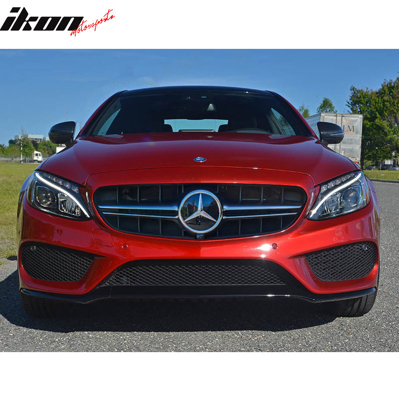 Front Grille Compatible With 2015-2018 Mercedes-Benz C Class W205