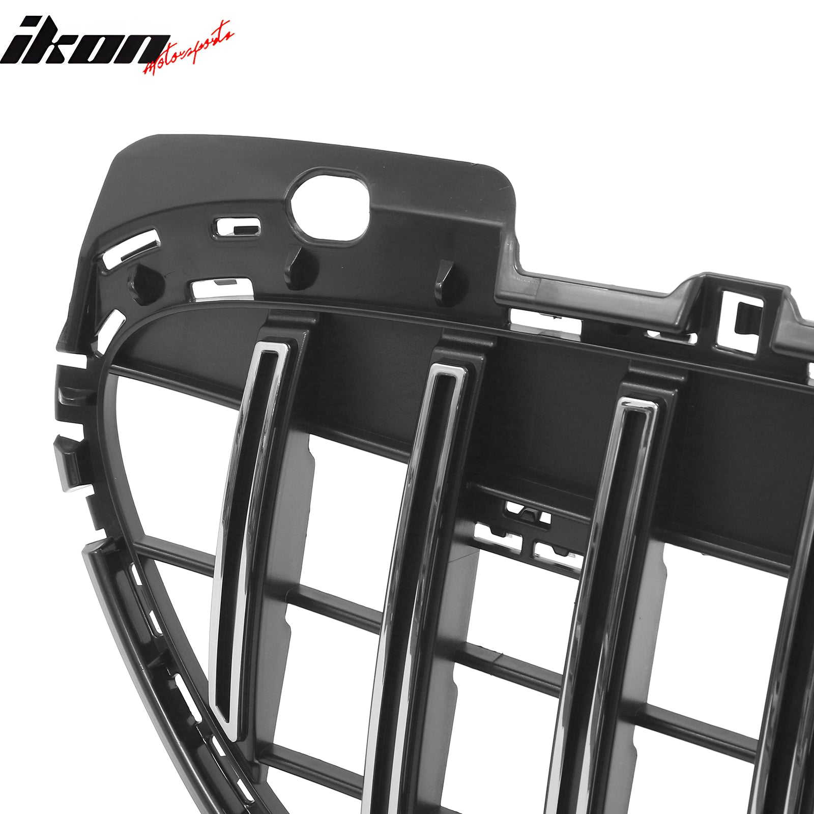 Fits 22-26 Benz C300 C43 AMG W206 GT Style Upper Grille Unpainted & Chrome ABS
