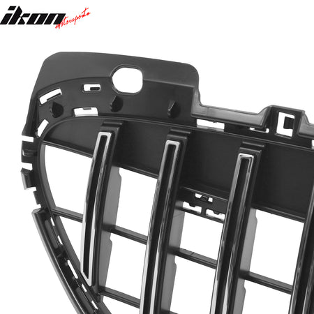Fits 22-26 Benz C300 C43 AMG W206 GT Style Upper Grille Unpainted & Chrome ABS
