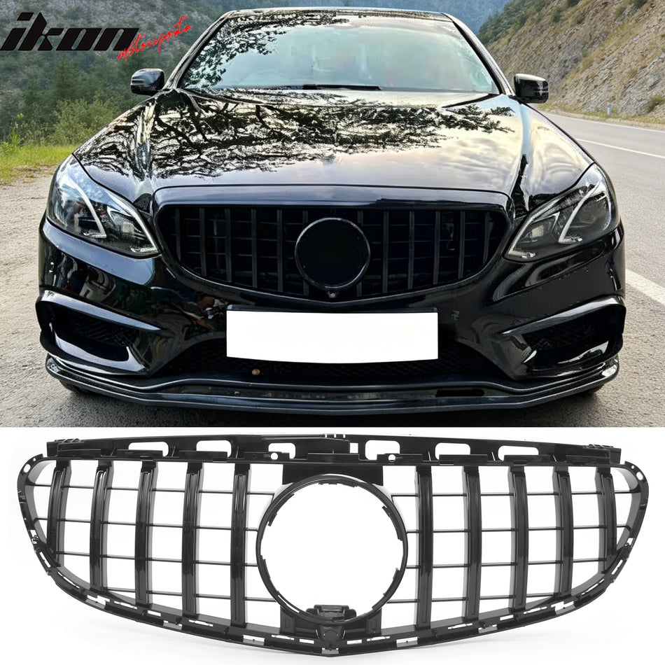 2014-2016 Benz W212 E250 E350 E400 E550 S212 GT Style Gloss Black Grille ABS