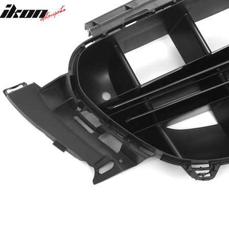 Fits 17-20 Benz E350 E450 E43 W213 E63 Style Front Grille Gloss Black Trim PP