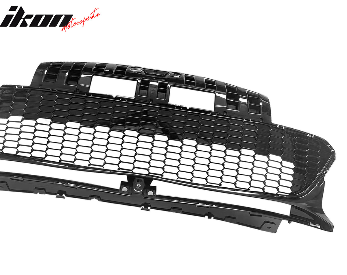 For 22-24 Subaru BRZ ZD8 GR Honeycomb Style Gloss Black Front Bumper Hood Grille