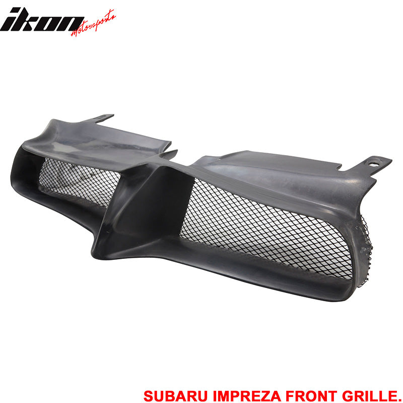 Fits 04-05 Subaru Impreza WRX Sti PU Unpainted Front Grille JDM