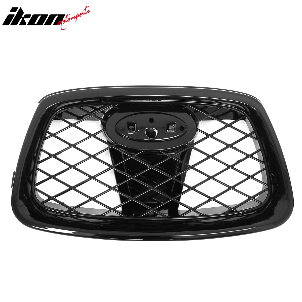 Fits 06-07 Subaru Impreza OE Style Front Bumper Upper Grille Gloss Black ABS 3PC