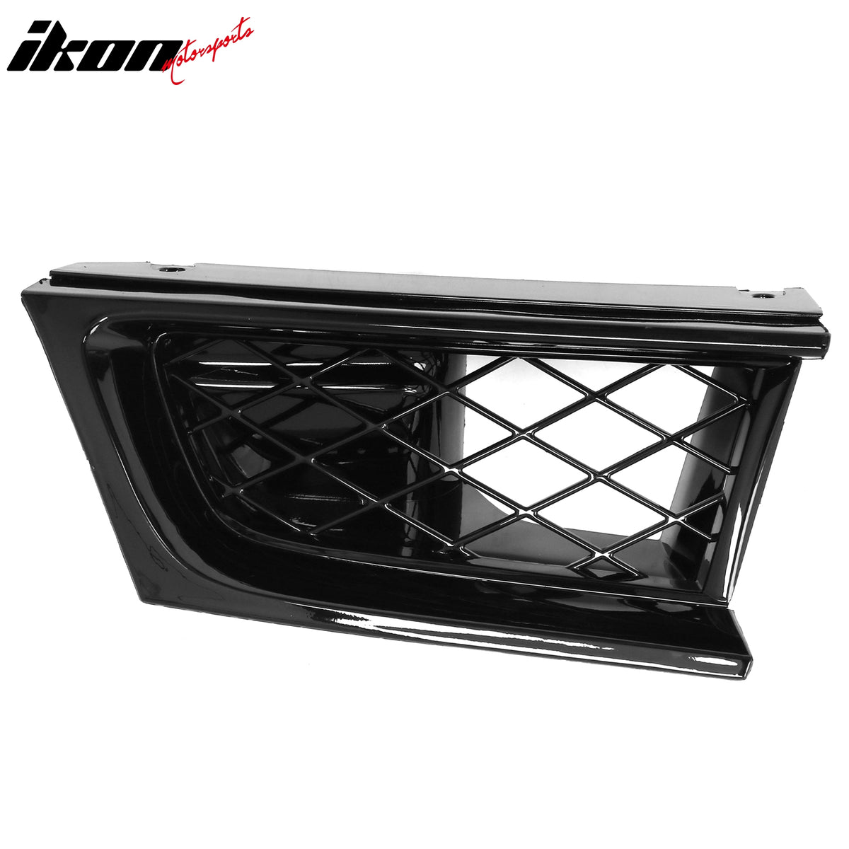Fits 06-07 Subaru Impreza OE Style Front Bumper Upper Grille Gloss Black ABS 3PC