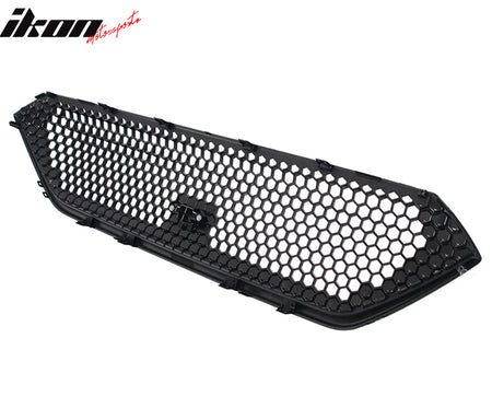 Fits 22-25 Subaru WRX 4DR Sport Style Front Bumper Upper Grille ABS Gloss Black