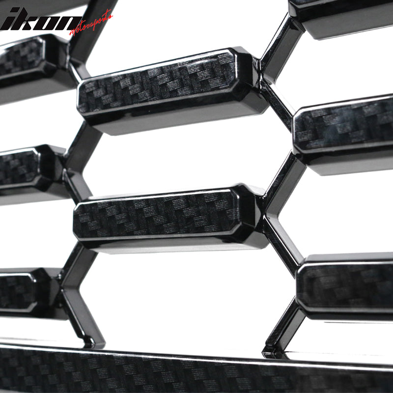 2016-2023 Toyota Tacoma T Style Carbon Print Front Hood Bumper Grille