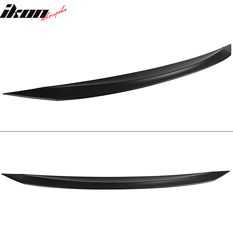 Fits 16-18 Honda Civic 10th Gen Matte Black Front Bonnet Lip Molding Trim Bar