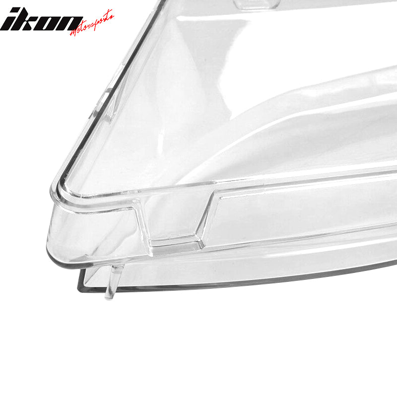 Fits 02-05 BMW E46 3-series 4Dr Clear Head Lights Headlamp Lense Cover