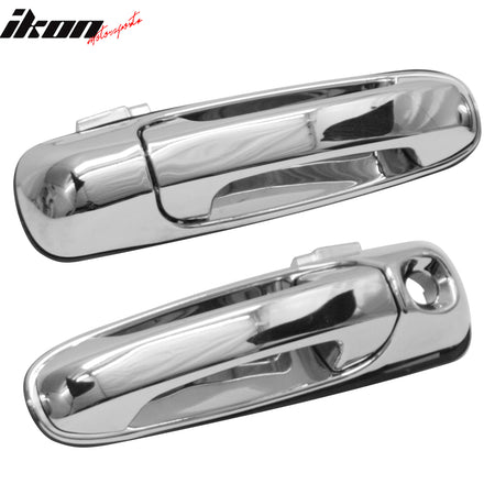 Fits 02-08 Dodge Ram 1500 2500 3500 Side Door Handle Covers Trim with 1 Key Hole