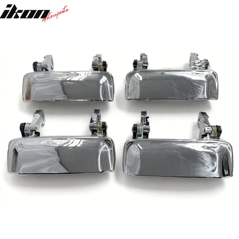 1998-2011 Ford Ranger XL Door Handle Covers Left Right Side Trim Chrome ABS