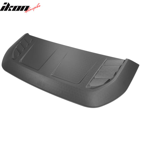 Fits 21-23 Ford Bronco Non-Functional Front Air Intake Hood Bonnet Cover - Black