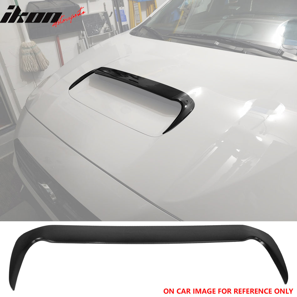 2015-2021 Subaru WRX D Style Unpainted Black Front Hood Bonnet Cover