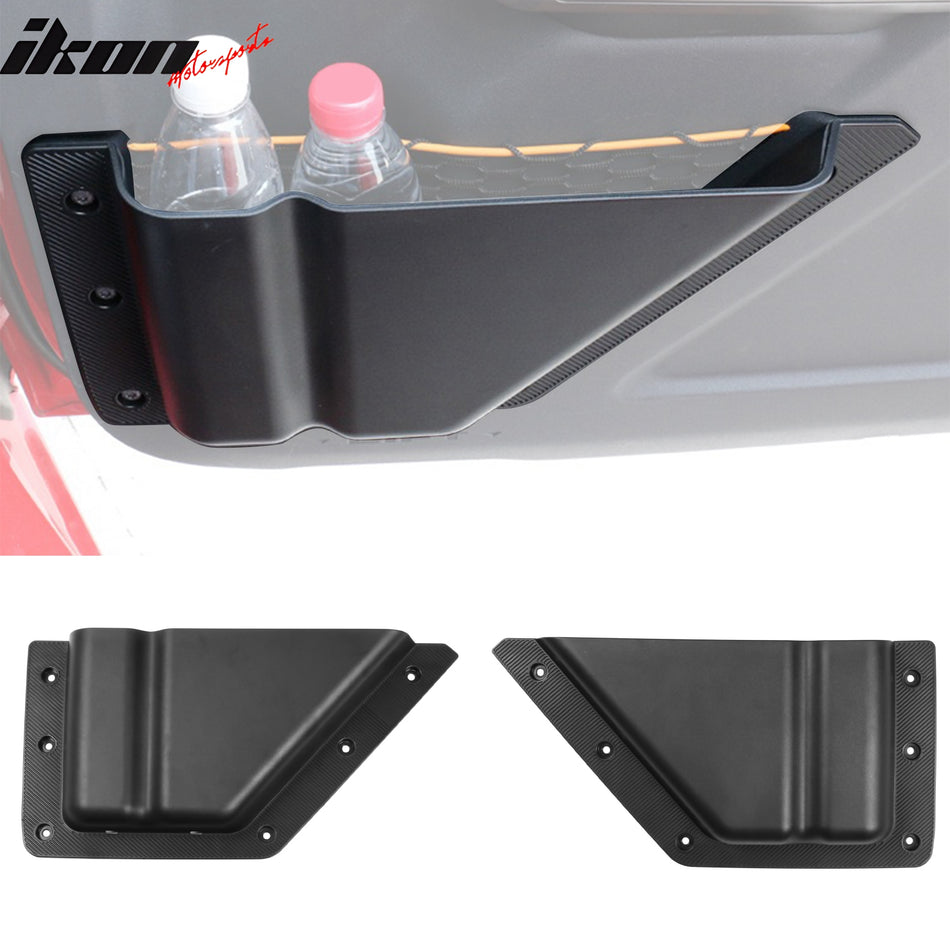 2021-2023 Ford Bronco 2/4 Dr Black Front Door Storage Box TPE+ABS 2PCS