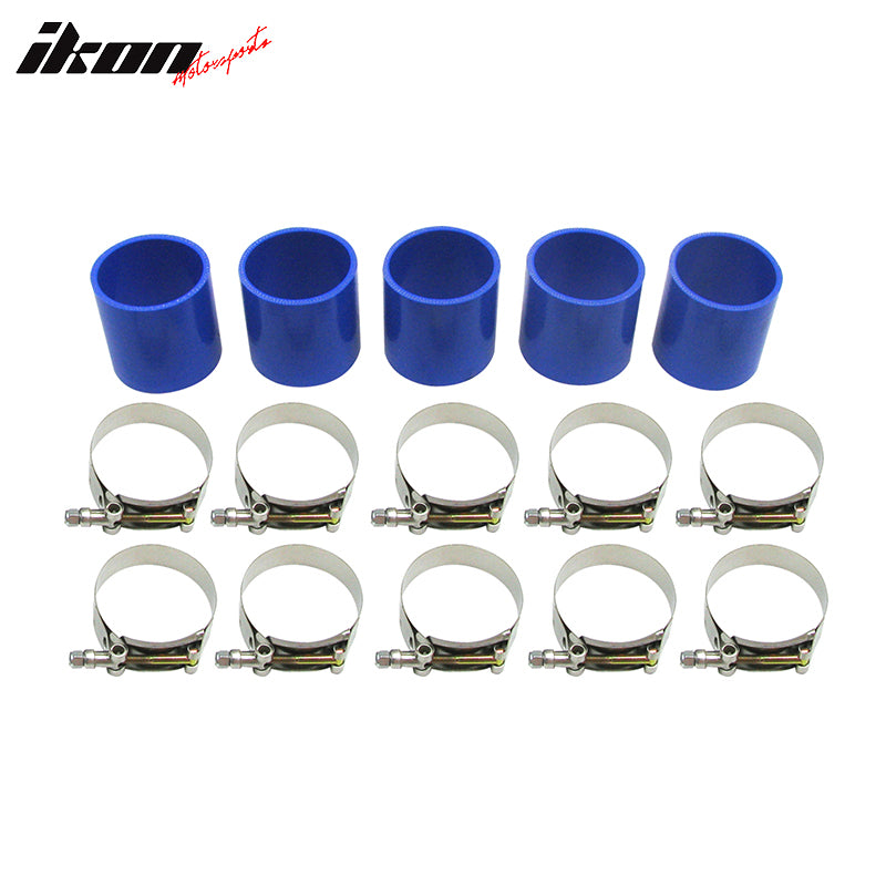 Epartsgogo Black Turbo Intercooler Piping Kit + BOV Adapter For 88-00 Honda Civic – 5-Piece