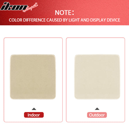 Floor Mats Compatible With 2005-2009 FORD MUSTANG, Nylon Front Rear Carpet by IKON MOTORSPORTS, 2006 2007 2008