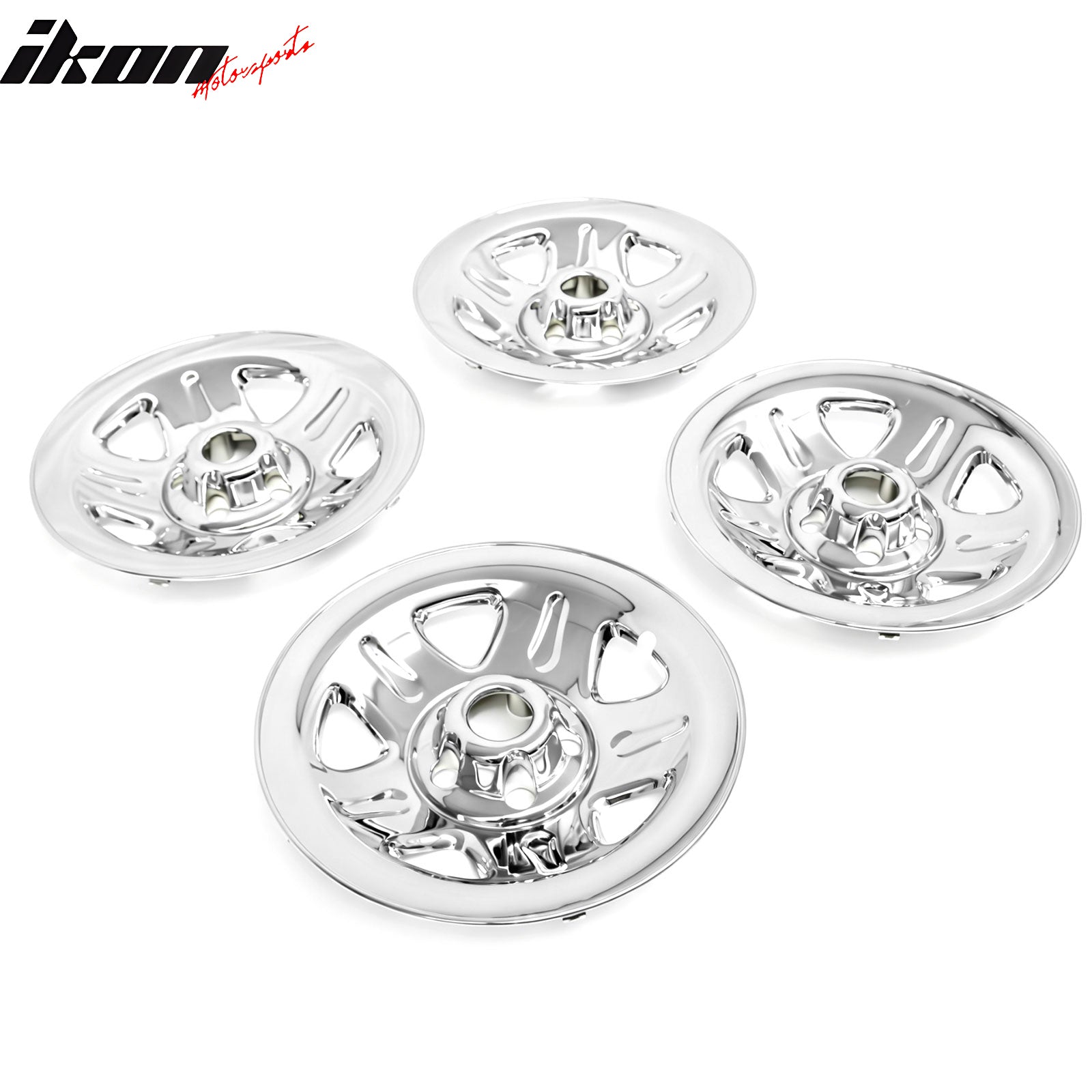 Fits 93-01 Jeep Cherokee 97-01 Wrangler 15" Wheel Covers Chrome Hubcaps Rim 4PCS