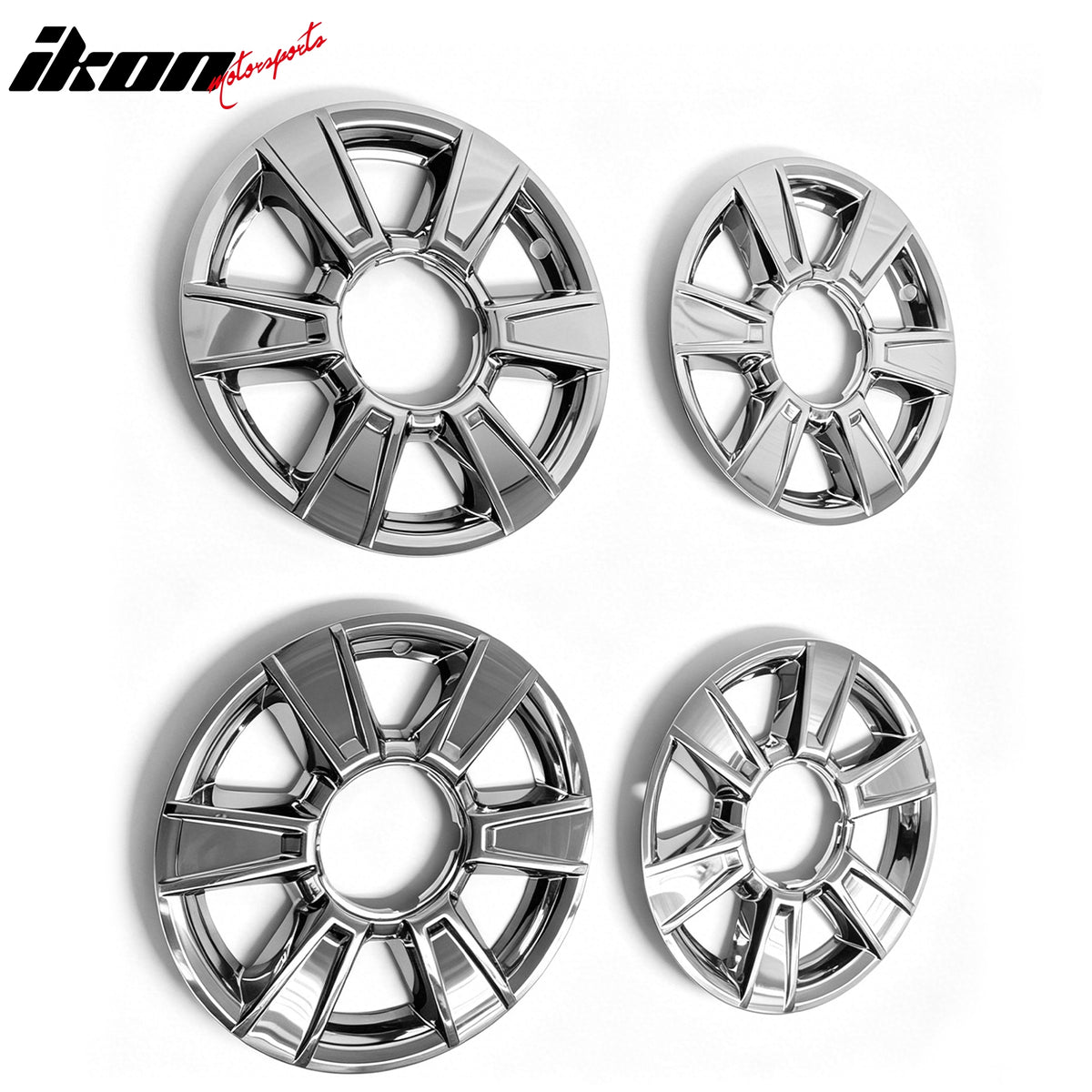 Fits 10-13 GMC Terrain Chrome 17 Inch Wheel Covers Hub Caps Rim 4-Piece Set