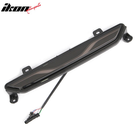 For 24-26 Ford Mustang GT-C Style LED ABS Rear Bumper Brake Light Smoked Len Red