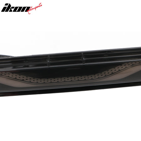For 24-26 Ford Mustang GT-C Style LED ABS Rear Bumper Brake Light Smoked Len Red