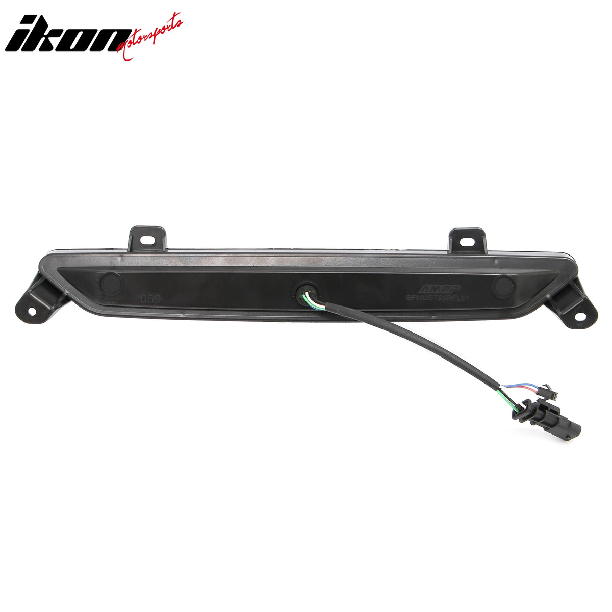 For 24-26 Ford Mustang GT-C Style LED ABS Rear Bumper Brake Light Smoked Len Red