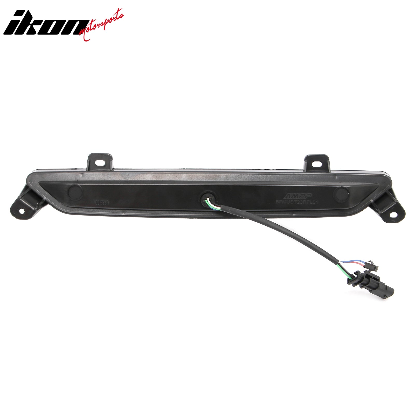 For 24-26 Ford Mustang GT-C Style LED ABS Rear Bumper Brake Light Smoked Len Red