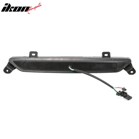For 24-26 Ford Mustang GT-C Style LED ABS Rear Bumper Brake Light Smoked Len Red
