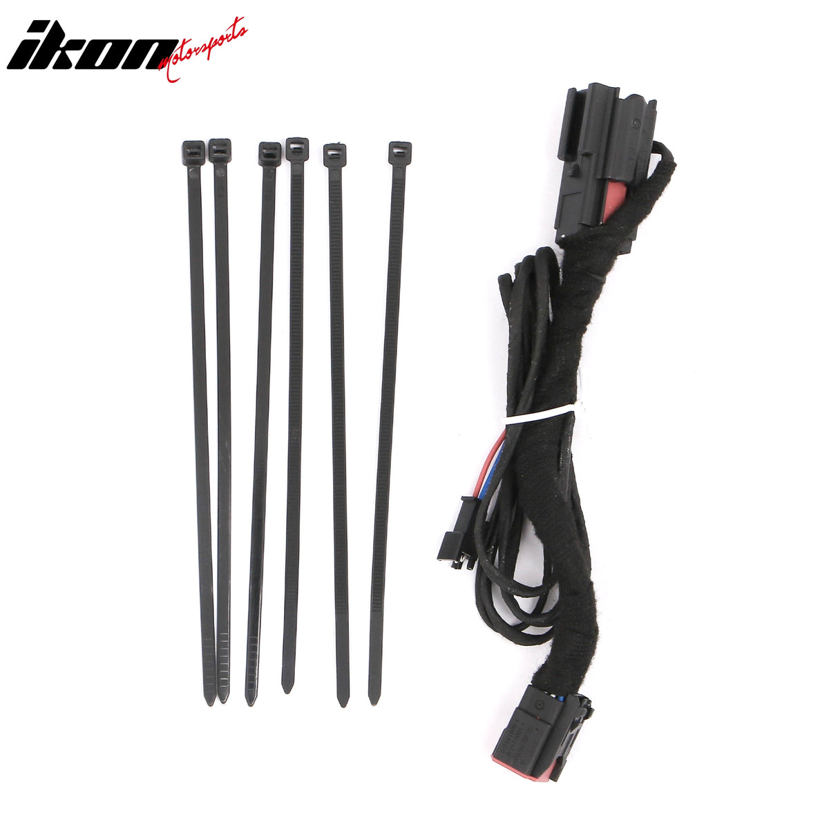 For 24-26 Ford Mustang GT-C Style LED ABS Rear Bumper Brake Light Smoked Len Red
