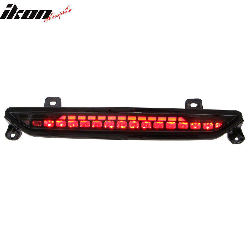2024-2026 Ford Mustang GT-S Style Red Rear Bumper Brake Light Smoked Len ABS
