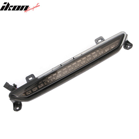 For 24-26 Ford Mustang GT-S Style LED ABS Rear Bumper Brake Light Smoked Len Red
