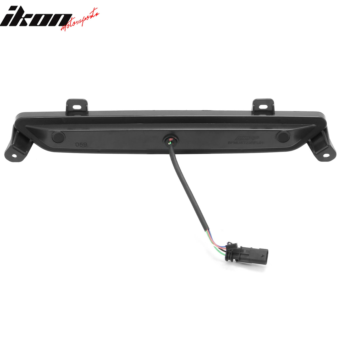 For 24-26 Ford Mustang GT-S Style LED ABS Rear Bumper Brake Light Smoked Len Red