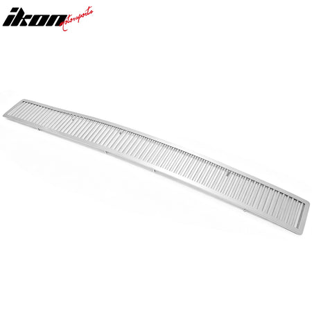 IKON MOTORSPORTS Front Lower Grille, Compatible with 2005-2006 Lincoln Navigator, Chrome Hexagon Bar Style Replacement Front Bumper Hood Grill, 1Piece
