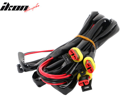 Fits Chevy Silverado GMC Sierra 1500 2500 3PC LED Grille Light W/Wiring Harness