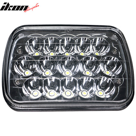 Clearance Sale 7"x6" LED Sealed Beam Square Projector Headlight Single Piece