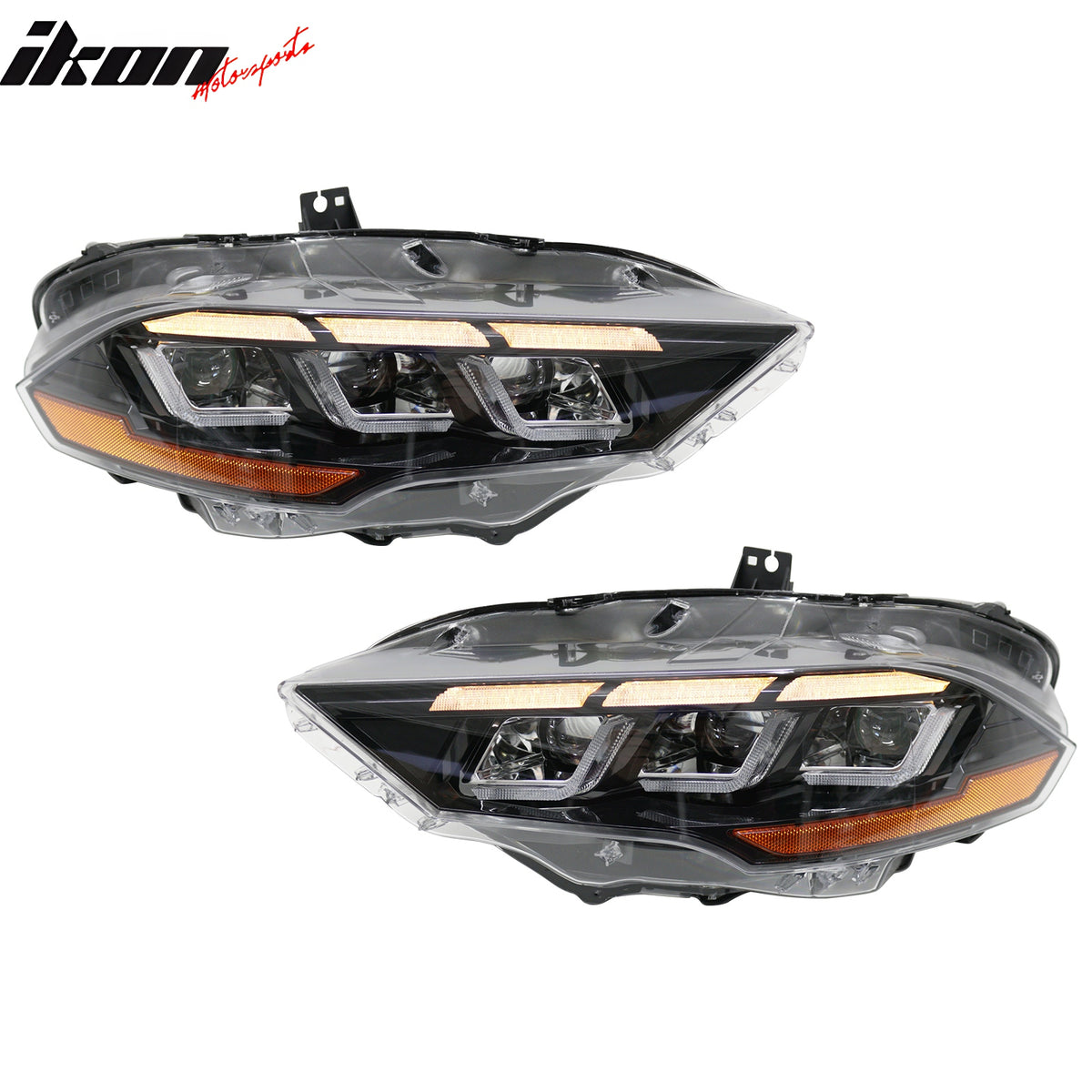 Fits 18-23 Ford Mustang 2024 Style LED Headlights Lamp W/ Sequential Turn Signal