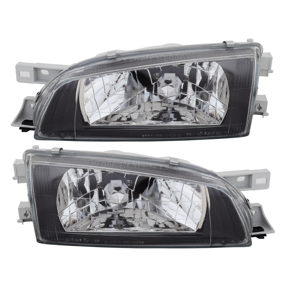 1997-2001 Subaru Impreza Dual Twin Halo Headlights Head Corner Lights