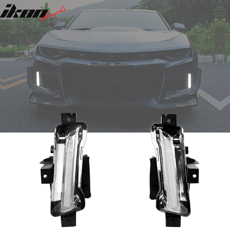 2016-2023 Chevy Camaro ZL1 Clear Fog Light No Turn Signal Function ABS