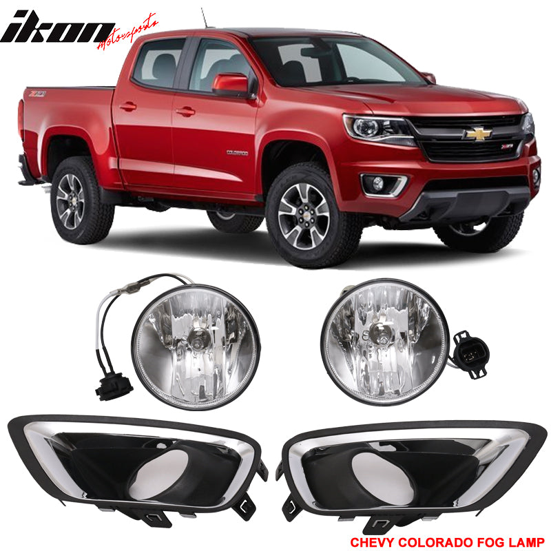 2015-2017  Chevy Colorado Front Fog Light Lamp H3 12V 20W Clear Lens