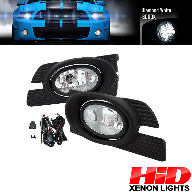 6000K Hid Fits Honda Accord 01-02 Sedan Clear Lens Fog Lights Kit