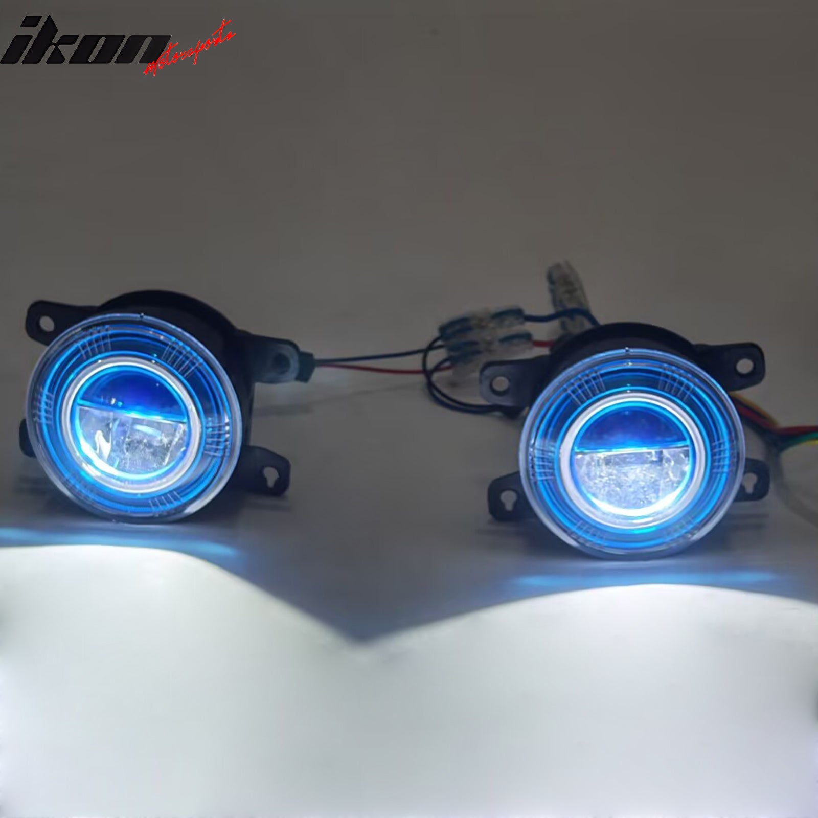 Fits 16-24 Honda Civic FC FK FE High Quality JDM Foglights Blue Lens White LED